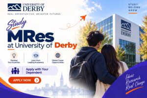Study MRes at University of Derby