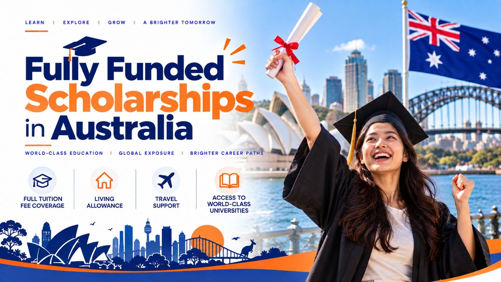 Fully Funded Scholarships in Australia
