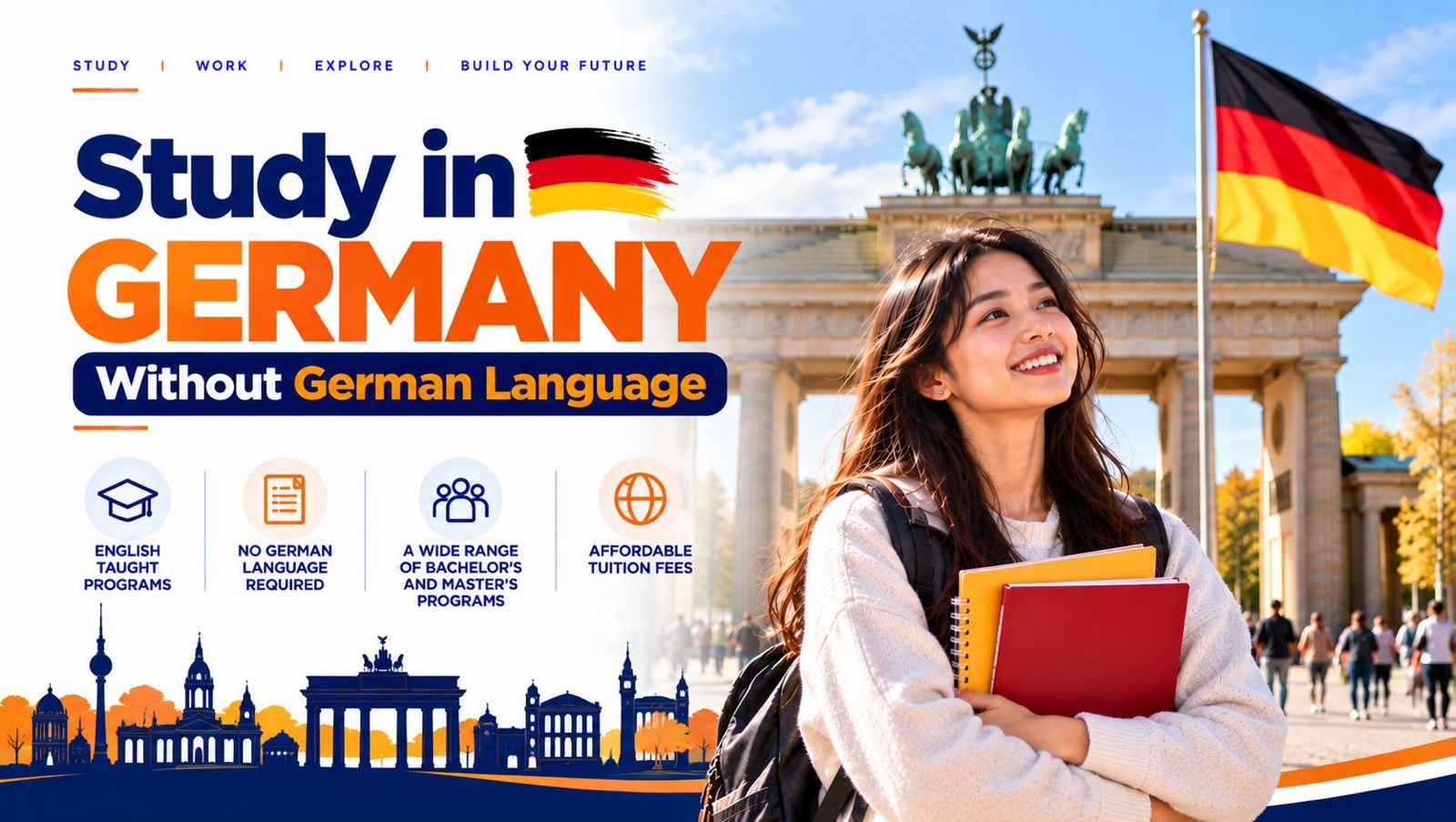 Study in Germany without German Language